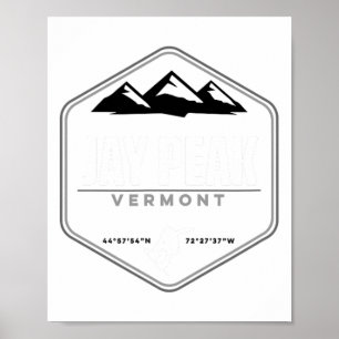 Affiche Jay Peak Vermont