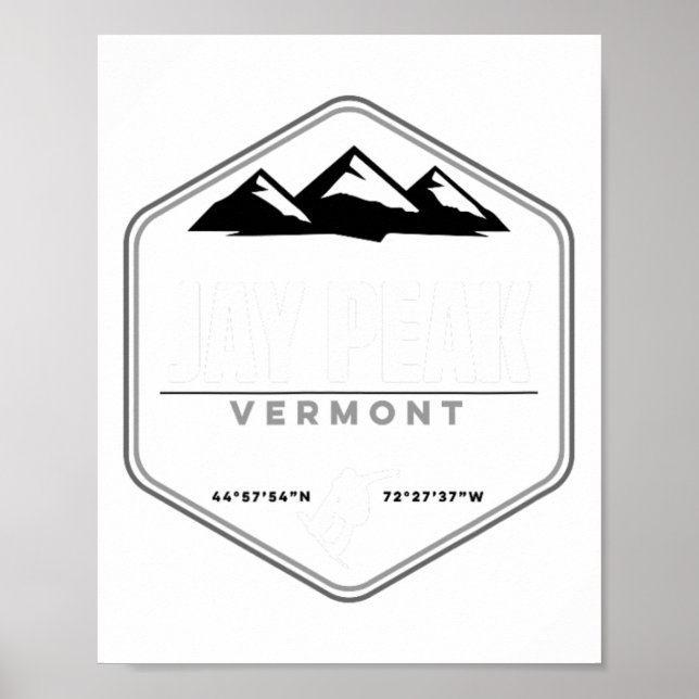 Affiche Jay Peak Vermont (Devant)