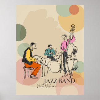 Affiche Jazz Band