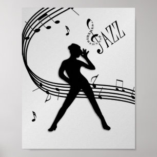 Affiche Jazz Dance Silver