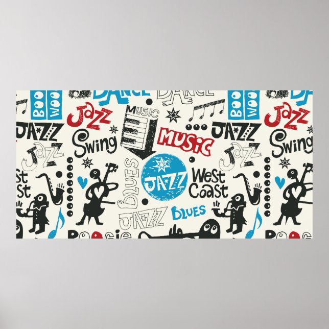 Affiche jazz doodmix (Devant)