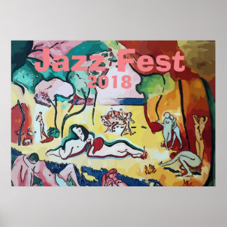 Affiche Jazz Fest Du Jardin 2018, modifier le texte