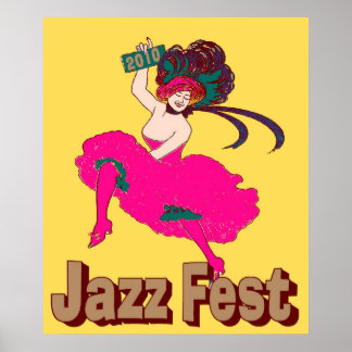 Affiche Jazz Fest Lady 2010