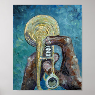 Affiche Jazz Horn