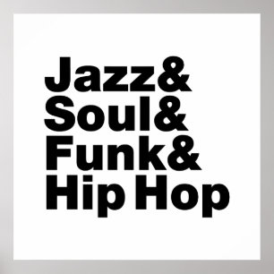 Affiche Jazz & Soul & Funk & Hip hop