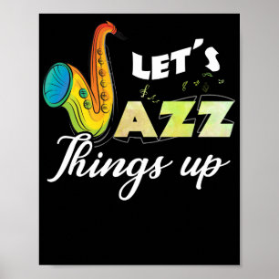 Affiche Jazz Things up Musical Instrument