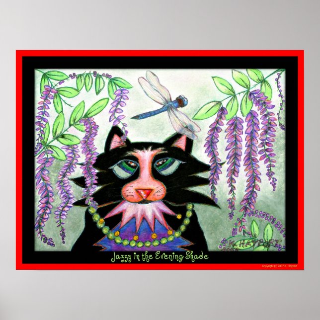 Affiche Jazzy dans l'ombre du soir (Devant)