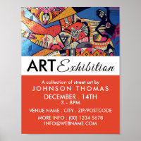 Jazzy Graffiti Art, Exposition Artiste Publicité