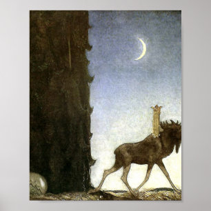 Affiche Jbleap the elk John Bauer