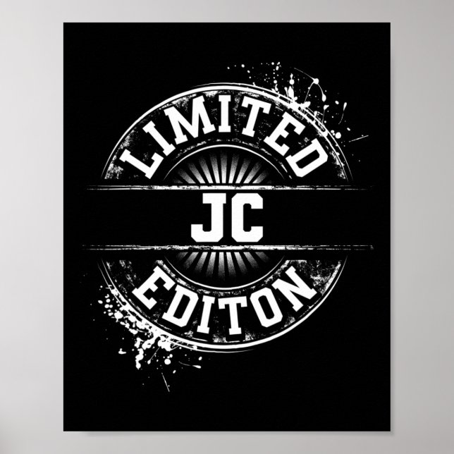 Affiche Jc Limited Edition Funny Nom Personnalisé Joke Gi (Devant)