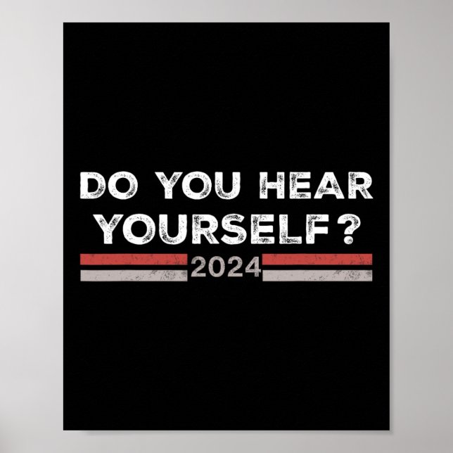 Affiche Jd Vance Interview Vous Entendez Trump Vanc (Devant)