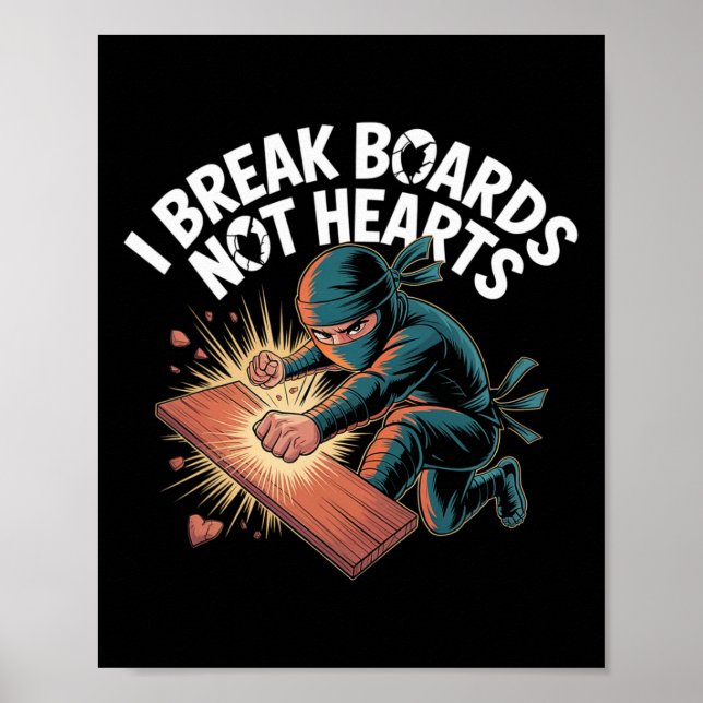 Affiche Je casse des planches, pas des cœurs Formation Com (Devant)