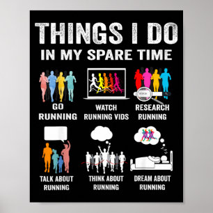 Affiche Je choses loisirs Hobby Course à pied