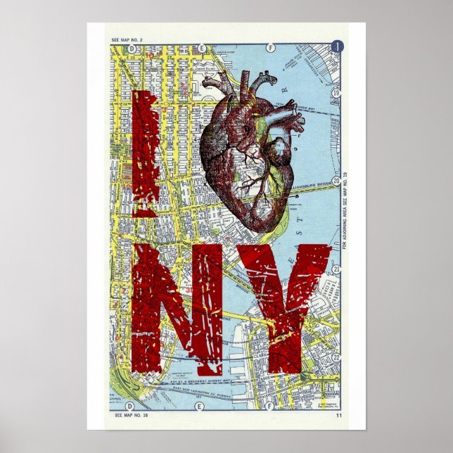 Affiche Je Coeur NY (Devant)