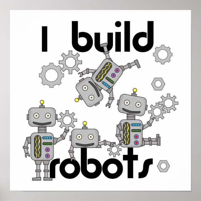 Affiche Je construis des robots (Devant)