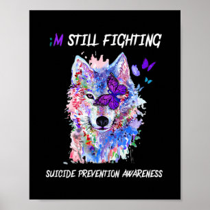 Affiche Je continue à combattre le suicide des ailes de Se