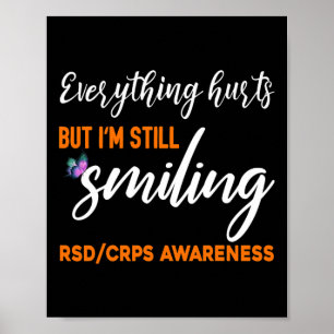 Affiche Je continue à sourire Rsdcrps Sensibilisation T Ch
