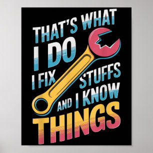 Affiche Je Corrige Des Choses Et Je Connais Les Choses Cit