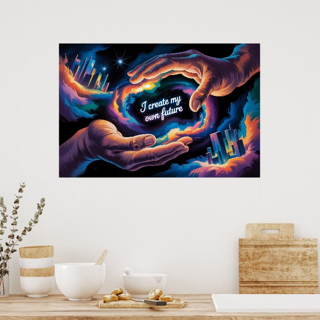 Affiche Je crée mon propre avenir (Cuisine)