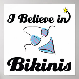 Affiche je crois au bikinis