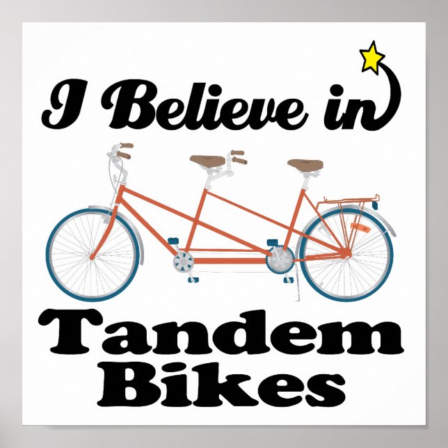 Affiche je crois aux tandem (Devant)