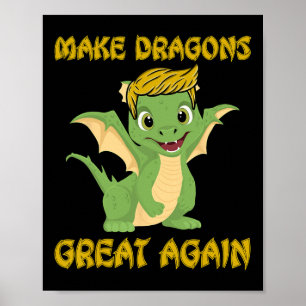 Affiche Je Crois Que Les Dragons Rendent Les Dragons Génia