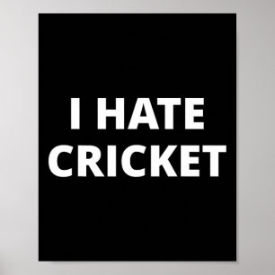 Affiche Je déteste le cricket