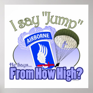 Affiche Je dis le saut [173rd aéroporté]