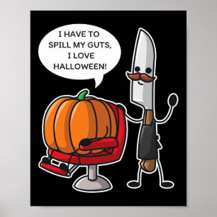 Affiche Je Dois Vider Mon Sac Je Suis Fan D'Halloween Citr