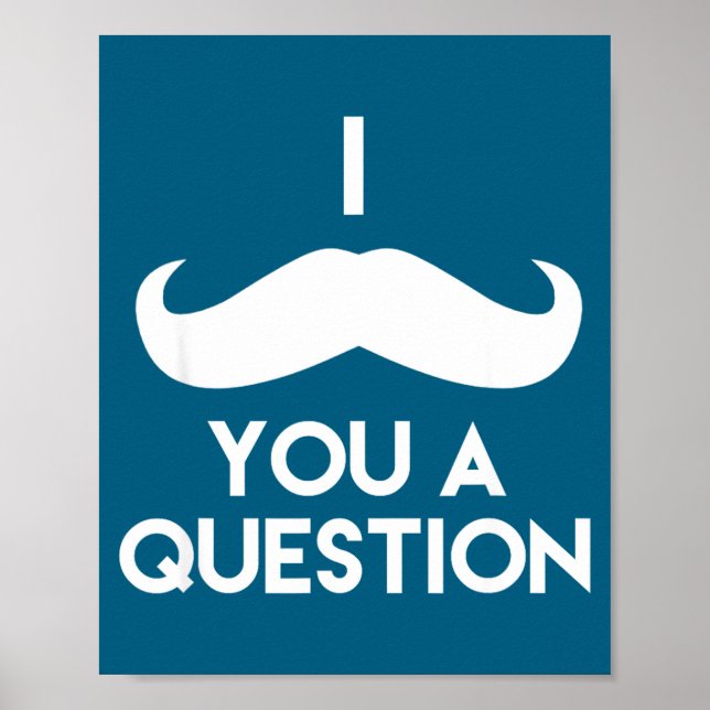 Affiche Je Dois Vous Poser Une Question _ Dire De Calembou (Devant)