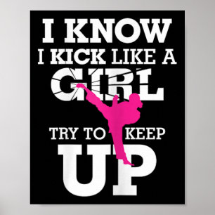 Affiche Je donne des coups de pied comme une fille - Fille
