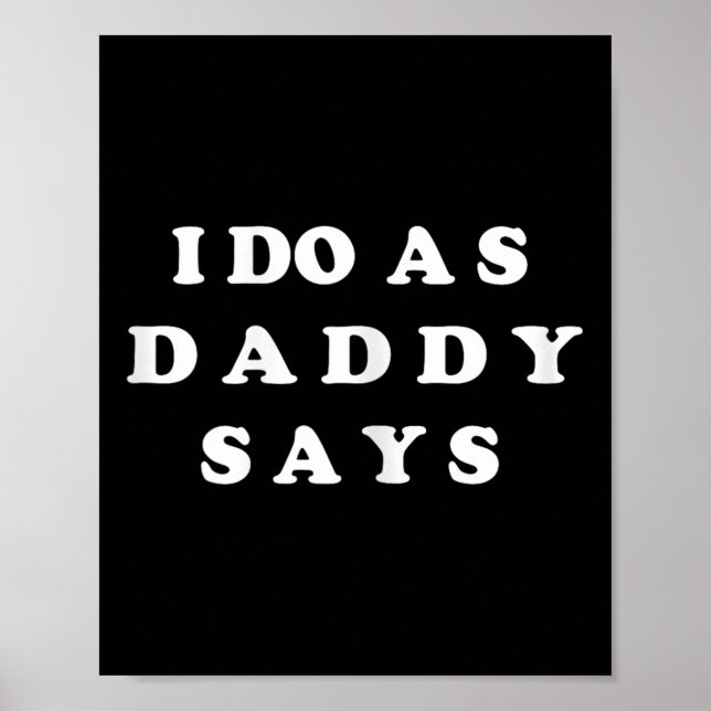 Affiche Je fais comme papa dit (Devant)