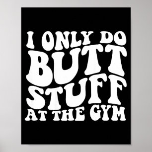 Affiche Je fais de la gym avec les fesses