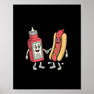 Affiche Je fais jaillir sur Juicy Wieners Hot Dog Blague d