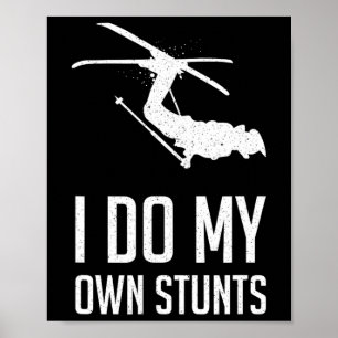 Affiche Je fais mes propres cascades en ski - Ski Sport d'
