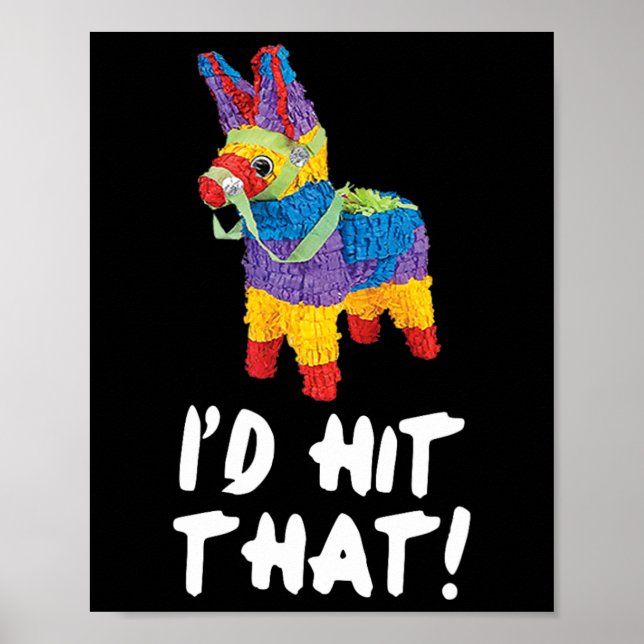 Affiche Je frapperais cette chemise du parti Pinata Cinco  (Devant)