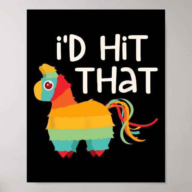 Affiche Je frapperais cette chemise du parti Pinata Cinco  (Devant)