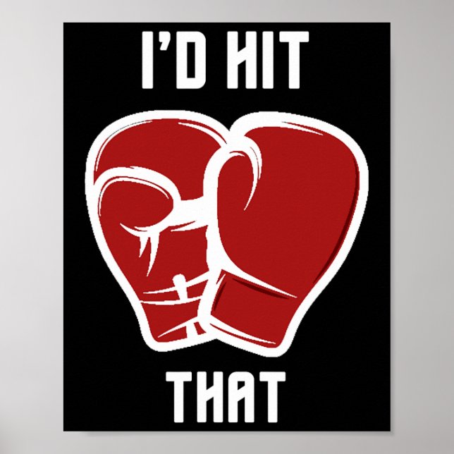 Affiche Je frapperais cette drôle de boxe kickboxing  (Devant)