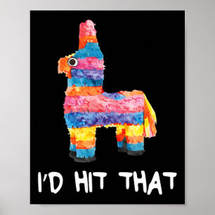 Affiche Je frapperais que Pinata Chemises Hommes Femmes En