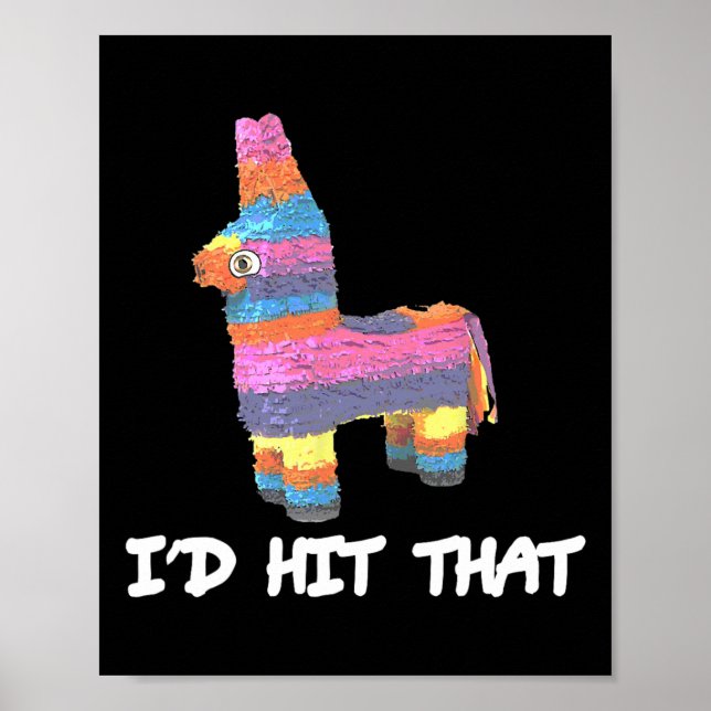 Affiche Je frapperais que Pinata Cinco De Mayo Funny Party (Devant)