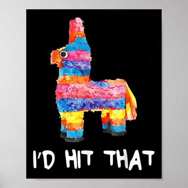 Affiche Je frapperais que Pinata Cinco De Mayo Parti Pinat (Devant)