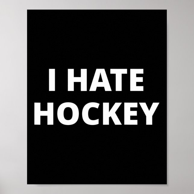 Affiche Je hais le hockey (Devant)