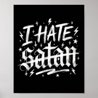 Affiche Je hais Satan