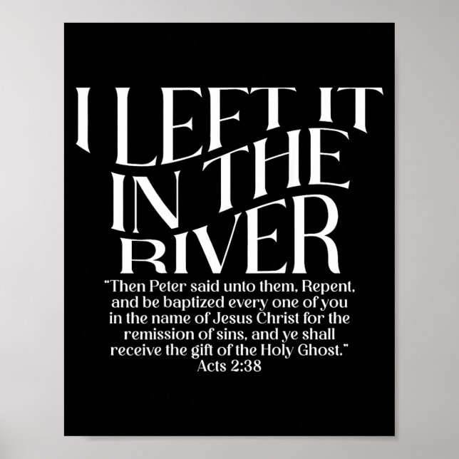 Affiche Je l'ai laissé dans les Actes du fleuve 2_38 Baptê (Devant)
