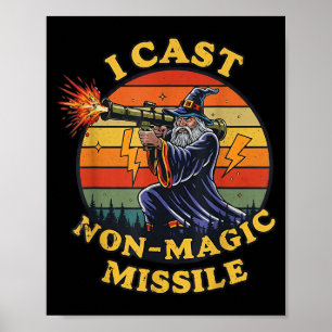 Affiche Je lance un missile non magique