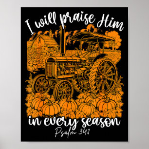 Affiche Je Le Louerai En Toute Saison Remerciements Chréti