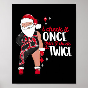 Affiche Je Le Vérifie Une Fois Puis Je Le Vérifie Deux Foi