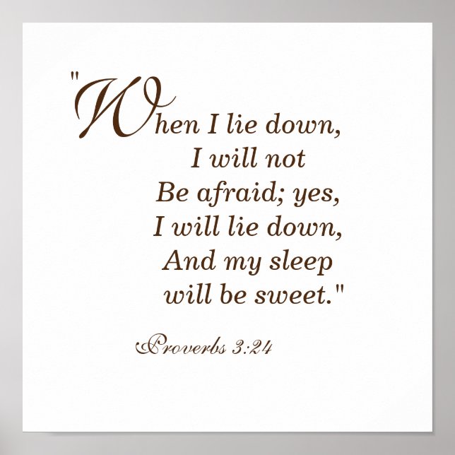 Affiche Je m'allongerai, Et mon sommeil sera doux (Devant)
