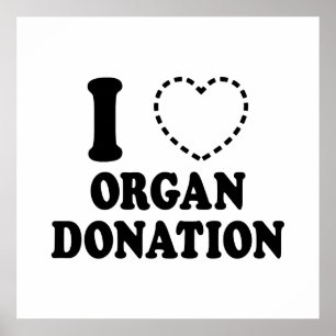 Affiche Je {MANGE COEUR} DON D'ORGANE