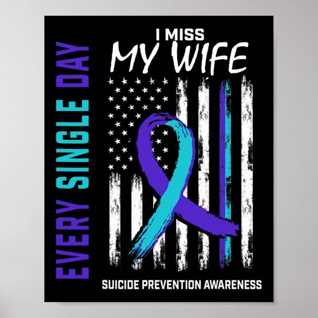 Affiche Je Manque Ma Femme Prévention Suicide Prévention A (Devant)